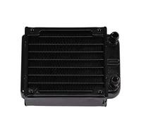 Aluminum Cooler Row 80MM, PC Computer CPU Heat Sink, U Stripe with Built In Separator, ient Heat Transfer for 8 10mm Tube Diameter