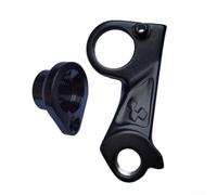 Aluminum Derailleur Hanger for CUBE Bikes M12x1.0 Black Bike Dropout Hanger with Bolts for CUBE Frames Sacrificial Rear Mech Hanger for CUBE Mountain Road Bikes M12x1.0 Screw Derailleur Hanger for