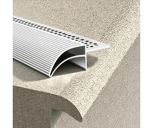 Aluminum Drip Line Strip, Roof Drip Cap Protector,Wall Nosing Trim,