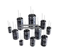 Aluminum Electrolytic Capacitor 10V 16V 25V 35V 50V 400V 450V 470UF 100UF 220UF 330UF 470UF 680UF 1000UF 47UF 10UF 22UF 0.47UF NWPNLXEA(12Values x 10pcs kit)