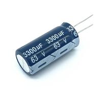 Aluminum Electrolytic Capacitor 6.3V 10V 16V 25V 35V 50V 63V 100V 400V 450V 47UF 100UF 220UF 330UF 470UF 680UF 1000UF 1500UF 20% MQXFCZUX(63V 3300UF 5PCS)