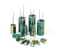 Aluminum Electrolytic Capacitor 6.3V 10V 16V 25V 35V 50V 63V 100V 400V 450V High Frequency Low Capacitors DIY 10/50/100Pcs MQXFCZUX(400V150UF 10Pcs)