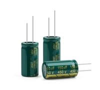 Aluminum Electrolytic Capacitor High Frequency Low 450V 4.7UF 6.8UF 22UF 33UF 47UF 68UF 100UF 120UF 150UF AUOQKQUT(450V150UF-20PCS)