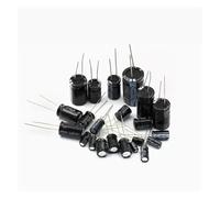 Aluminum Electrolytic Capacitor High Frequency Low 6.3V 10V 16V 25V 35V 50V 63V 100V 400V 450V 100UF 220UF 330UF 470UF AUOQKQUT(400V 82uF 5PCS)