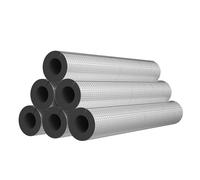 Aluminum Foil Rubber Insulation Pipe,Anti-freezing Water Foam, Household , Industrial(ID 48mm*TH 30mm)