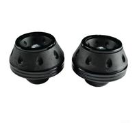 Aluminum Front Fork Slider Crash Protector Pair Black(Black)