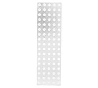 ALUMINUM GRID PLATES STRONG AND VERSATILE FOR MULTIPLE INSTALLATION METHODS 5 x 17 HOLES 40 x 136MM SUITABLE FOR DIY PROJECTS