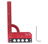 Aluminum ing Woodw ulti Function Right Angle Scribing Ruler, ale with 4 Hole, 300mm L Ruler for u s and Angles,