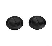 Aluminum Knob Cover 2pcs for pour abu Revo Baitcast Aluminum(black)
