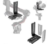 Aluminum L Bracket Quick Release Plate for DJI Ronin RS2 SC2 Zhiyun Weebill-S Gimbal Stabilizer Tripod Monopod DSLR