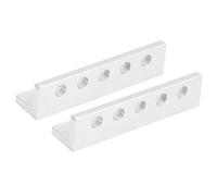 Aluminum L - Shaped Beam Bracket 3103-0005 - 0048 | Sturdy 5 - Hole Design for Robotics Systems/Pitsco Robots | Structural Base for Robot Building Kits