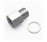 Aluminum M16*1.5 male to 1/4 NPT female Engine Swap Oil Pressure Sensor Adapter With Washer YZWRWRMKTB