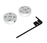ALUMINUM MOUNTING HUB FOR 4MM SHAFT #4-4 Montage de roue Axe: lisse Nbr.de pcs: