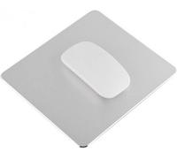 Aluminum Mouse Pad-Metal Mouse Pad Non-Slip-Durable and Water Resistant-Modern Stylish Design-Office Home Gaming-22 x 18 cm-Silver
