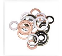 Aluminum Oil Drain Gasket Set 100pcs 5 Sizes Leak-Proof
