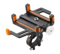 Aluminum Phone Mount for Bike - 5-Claw Design, Widened Base, Reversible