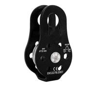 Aluminum Rappelling Pulley - Fixed Eye Sheave, Rock Rope Pulley, Outdoor Survival Gear | Durable Magnesium Alloy, Short Distance Crossing Indoor Training Climbing High Altitude Traverse Safety Tool