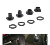 Aluminum Rear Window Struts Black Finish for Civic 92-95(Flat)