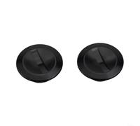 Aluminum Reel Knob Covers 2pcs for pour abu Revo Aluminum Reel(black)