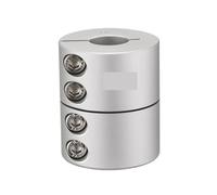 Aluminum Rigid Clamp Series Integrated Structure Shaft Coupling Shaft Coupler Flexible Couplings Cheerfully (Size : GNC-16X24-(3 to 8)) Plumbing Fittings