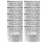 Aluminum Storage Bags - Resealable Stand-Up Zip Lock Bags, Durable Sealable Storage For Vegetables, Fruits, Meat, Seafood | Food Preservation For Refrigerator, Busy Parents, College Students