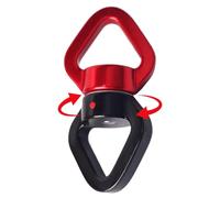 Aluminum Swing Swivel, 11.2x5.5cm Heavy Duty Rotator, Smooth Frictionless Bearing Design, Aerial Yoga Hardware Category, High Strength Rotational Connection, Suitable for Rock Climbing Yoga Hammocks