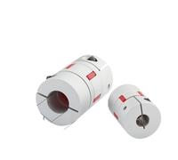 Aluminum Torx Flexible Coupling D25 L35 Motor Connector Soft Coupling 5/6/6.35/8/10/12/14mm For Motor And Ball Screw Connection(D6.35x12)