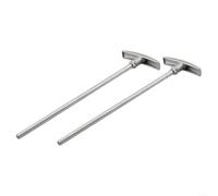 Aluminum Tube Extension for RV Valve 9in Adjustable Length | Fits various valve shafts, simple screw-on install, seamless compatibility, 9in length, 2-pack value