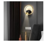 Aluminum Wall Lamp with Spotlights Rotatable Nordic Bedside Reading Wall Light Aisle Corridor New Lamp Bedroom Cloakroom (Color : A Size : Cool White) (C Cool White)