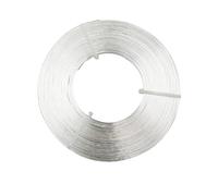 Aluminum Wire, Flexible Flat Colored Aluminum Craft Wire with Bendable Artistic Design, Jewelry Lightweight Build, for Crochet Earrings Model Building Gardening Sculptors Electricians Hobbyists