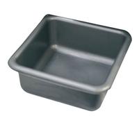 ALUMNIUM ET PLASTIQUE - Cuvette carrée - 29 cm - 5.5L - Gris