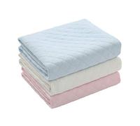 Alumuk Baby Infant étanche à l'eau Matte Matelas à langer - écologique Coton Respirant Lavable Tapis de couches réutilisables, 3 pièces en paquet