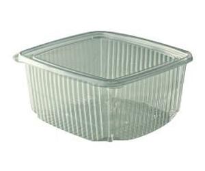 ALUPLAST Barquette Rectangulaire avec Couvercle 500 ml (Lot de 50)