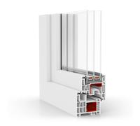 aluplast IDEAL® neo MD, fenêtres pvc, blanc, 1 vantail vitrage fixe, 510 x 510 mm