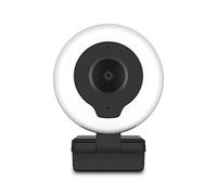 Aluratek Webcam 2K HD Ring Light avec Mise au Point Automatique avec trépied