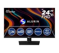 Alurin Moniteur 24 Pouces IPS Full HD 100Hz FreeSync, HDMI, DisplayPort, USB-C, Low Blue Light, Écran PC à Haute Fluidité