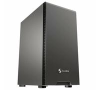 Alurin Work Torre ATX Negra + Fuente de Alimentación 500W