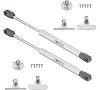 Alusfera Ferrure d'abattant Verin Gaz Actionneur Pour Meubles 80N- Verin Gaz Amortisseur Porte Placard - 2 pièces Verrin Gaz Amortisseur - Rabat Inférieur