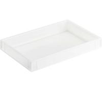 Alutec 05035 Bac en plastique convient pour contact alimentaire (l x H x P) 600 x 75 x 400 mm blanc 1 pc(s)