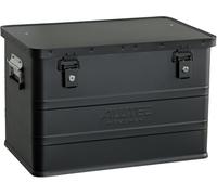 ALUTEC 11068BLACK Boîte en aluminium Classic 68 (couleur noire, capacité 68 l, dimensions intérieures (L x l x H) 550 x 350 x 355 mm/dimensions extérieures (L x l x h) 575 x 385 x 375 mm