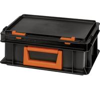 Alutec 139205110188 Bac en plastique Magnus PC 5 (l x H x P) 300 x 133 x 200 mm noir, orange 1 pc(s)