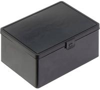 Alutec 1814.080 antistatique (ESD) Bac à charnière ESD (l x H x P) 180 x 80 x 140 mm noir 1 pc(s)