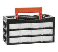 Alutec 66009 Coffret de rangement (L x l x H) 128 x 34 x 68 mm Nombre de