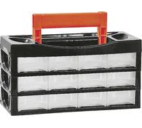 Alutec 66009 Coffret de rangement (L x l x H) 128 x 34 x 68 mm Nombre de compartiments: 12 Contenu 1 pc(s)