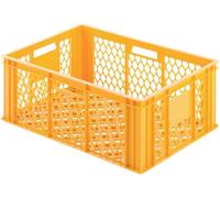 Alutec 75091 Bac en plastique convient pour contact alimentaire (l x H x P) 600 x 250 x 400 mm orang