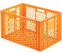 Alutec 75092 Bac en plastique convient pour contact alimentaire (l x H x P) 600 x 350 x 400 mm orange 1 pc(s)