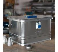 ALUTEC Boîte de Rangement en Aluminium COMFORT 30L Transport d'Outils Stockage G