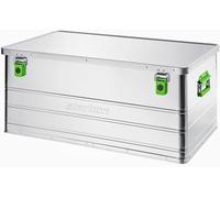 ALUTEC Coffre en aluminium Starbox 140 (contenu de 140 litres, dimensions intérieures (LxlxH) 900 x 495 x 367 mm, résistant à la poussière et aux projections d'eau, avec sangles à ailettes)