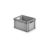 ALUTEC Conteneur en plastique fermé (capacité de 23 l, dimensions externes de 400 x 300 x 235 mm, empilable, apte au contact alimentaire, résistant au froid et à la chaleur de -40°C à +80°C) 75040