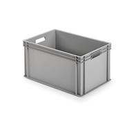 Alutec Bac en plastique fermé 75010 600 x 320 x 400 mm 64 L gris